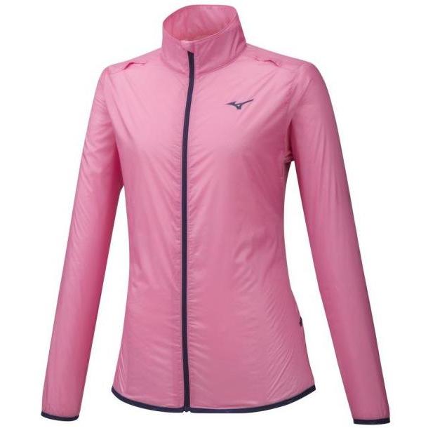 Спортивная ветровка женская Mizuno Hineri Pouch Jacket (W) розовая XS