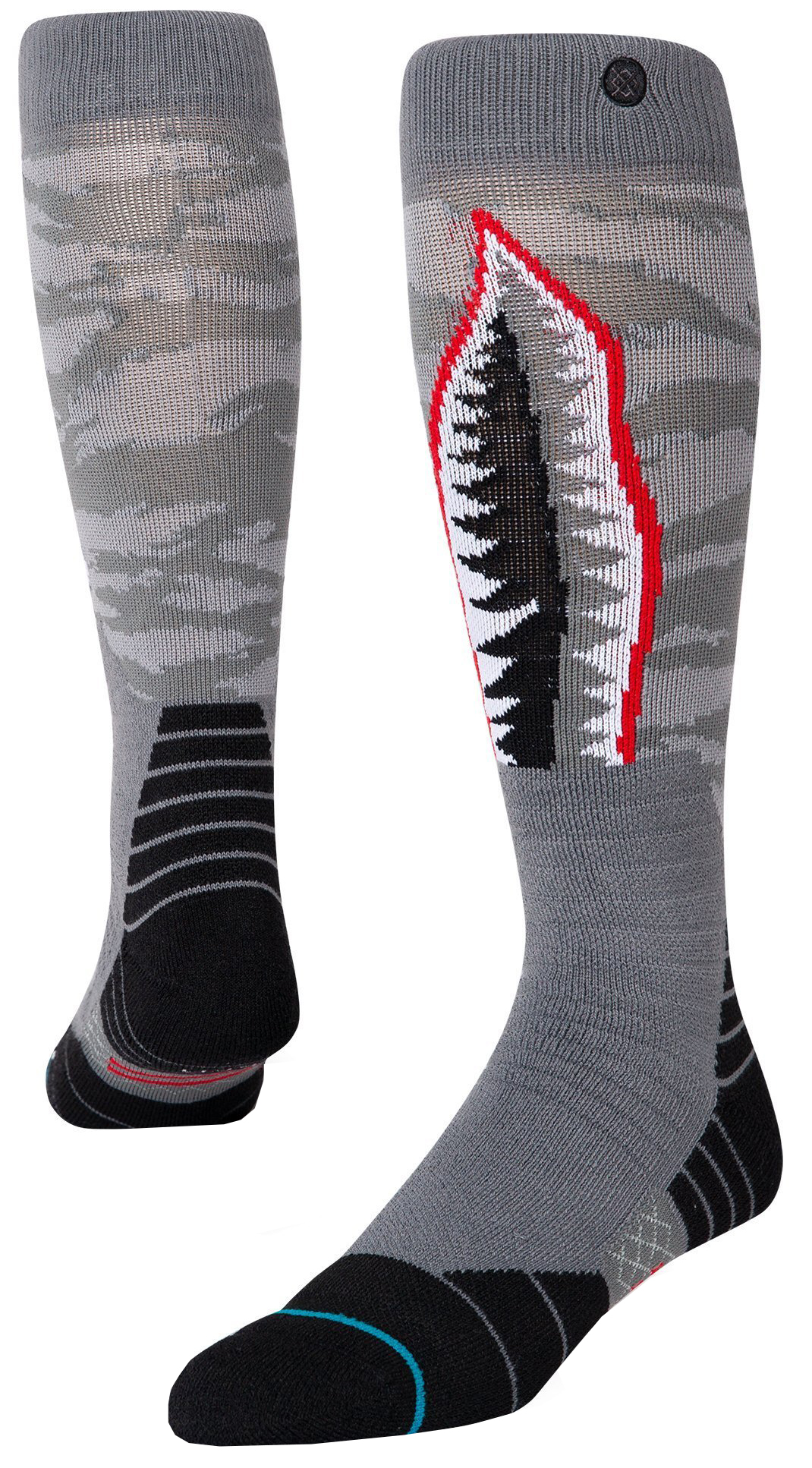 

Гольфы унисекс Stance Warbird Snow серые M, Warbird Snow