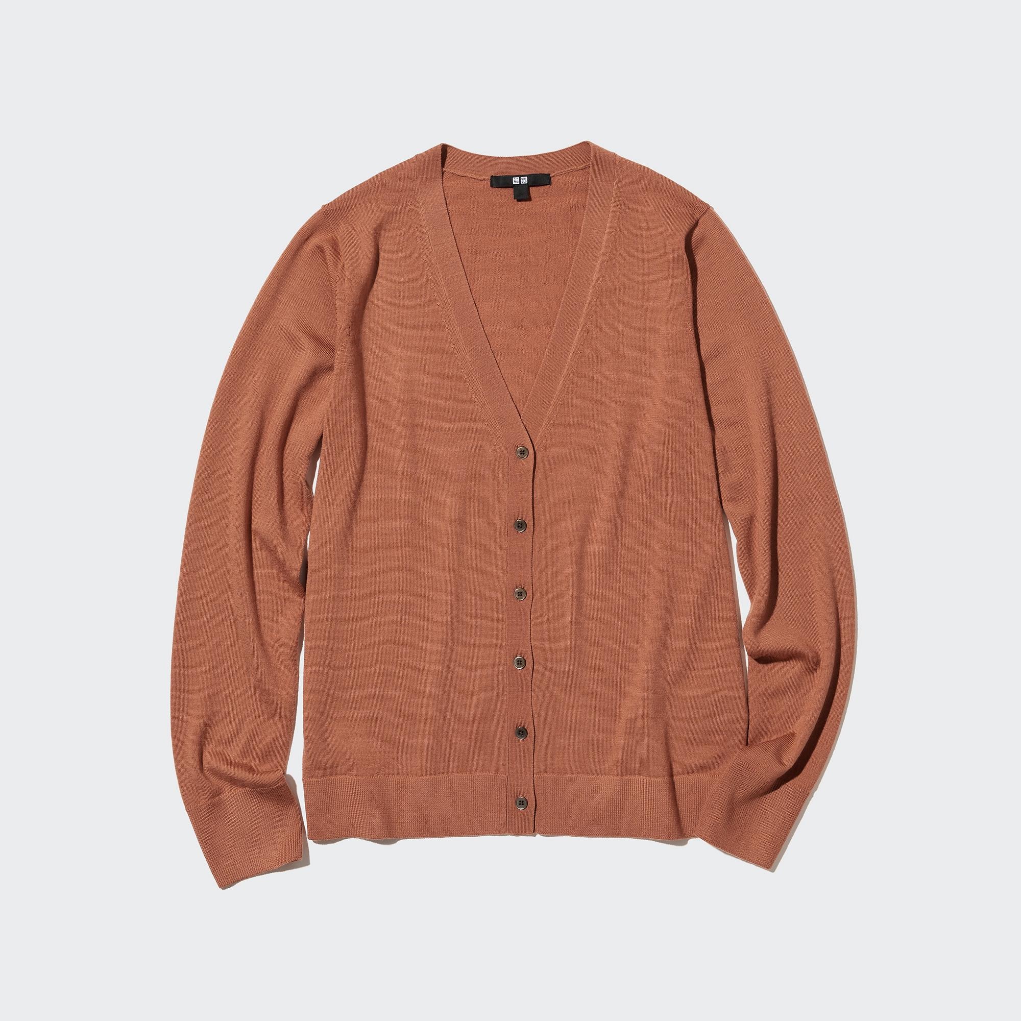 

Кардиган женский UNIQLO 450512COL25 оранжевый XL (доставка из-за рубежа), 450512COL25