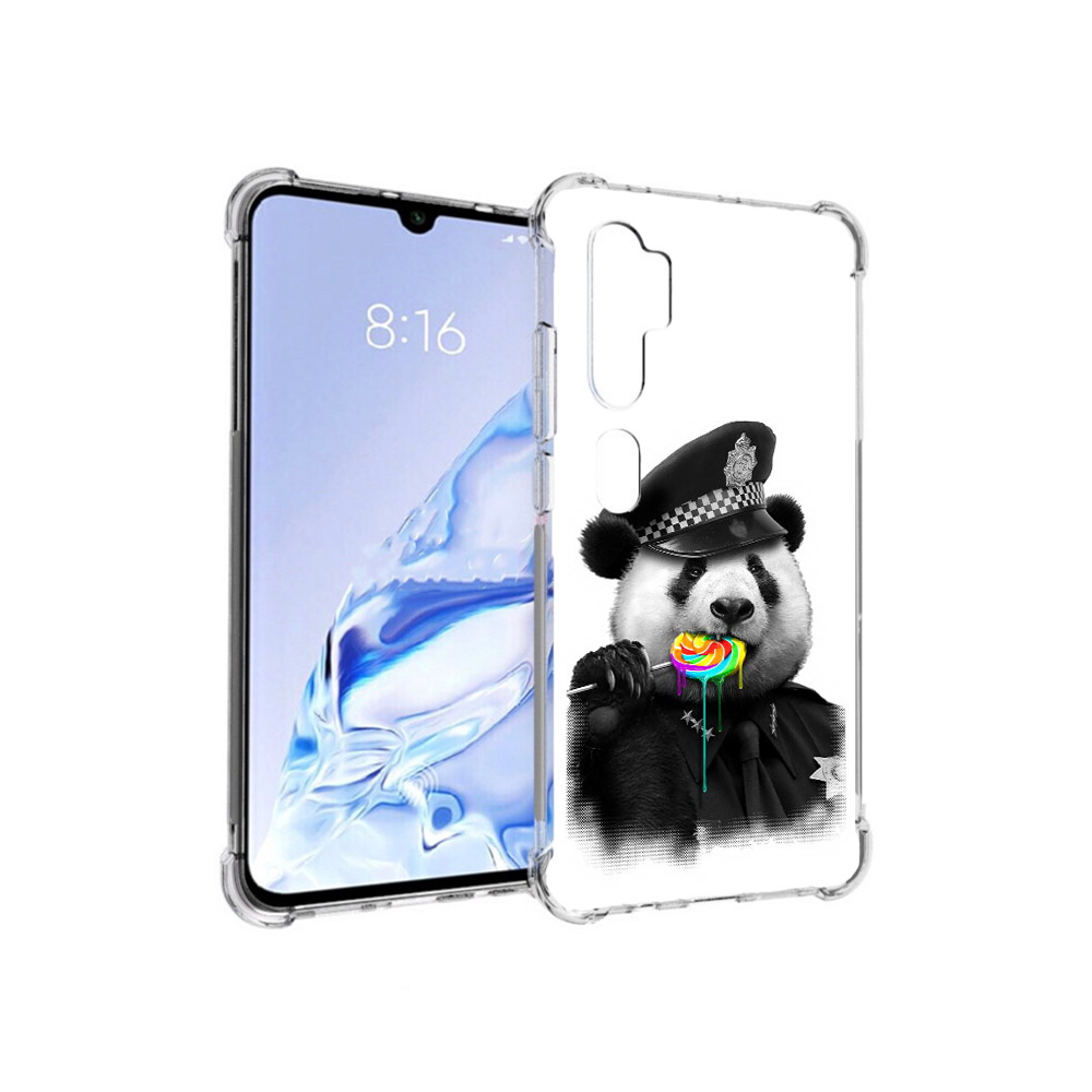 

Чехол MyPads Tocco для Xiaomi Mi Note 10 Pro Панда полиция (PT140314.290.130), Прозрачный, Tocco