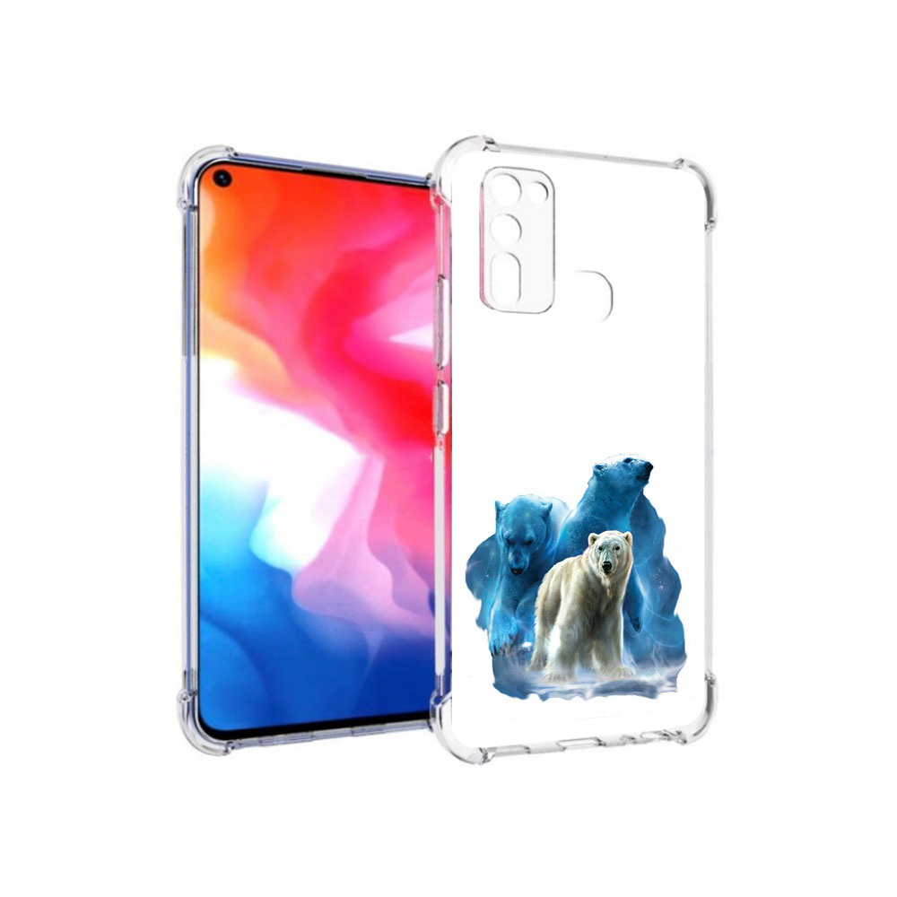 

Чехол MyPads Tocco для Vivo Y50 полярный медведь (PT226982.418.549), Прозрачный, Tocco