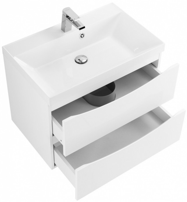 

Тумба с раковиной BelBagno Marino 60-BB600/450-LV-MR-AST Bianco Lucido, Белый, BelBagno Marino