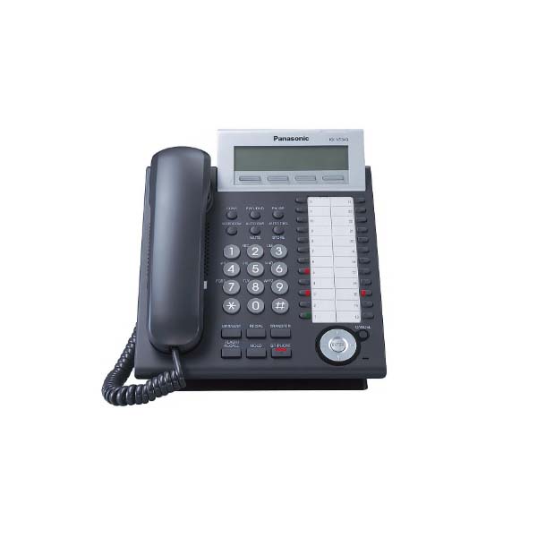 фото Ip-телефон panasonic kx-nt343ru-b grey (10061649)