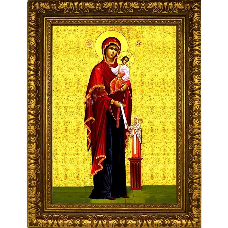 

Максимовская икона Божьей Матери на холсте.