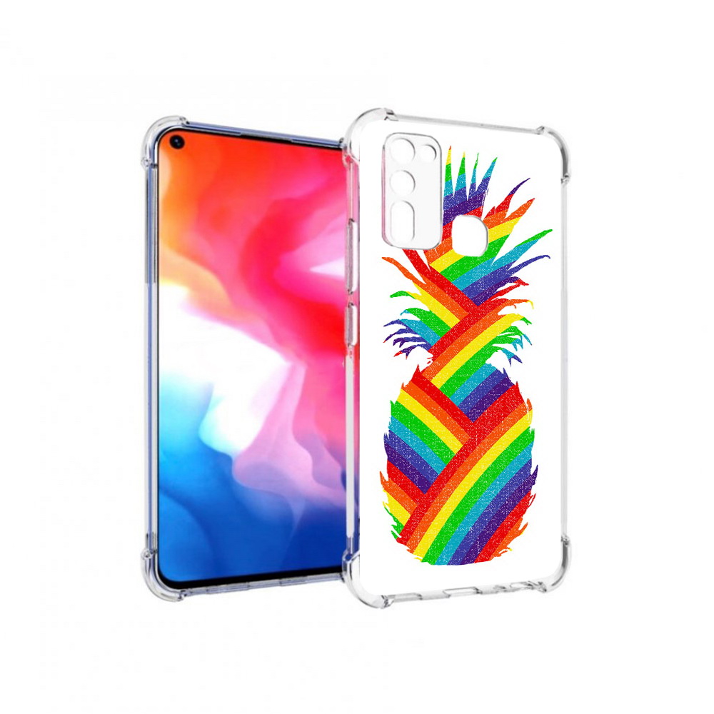 

Чехол MyPads Tocco для Vivo Y50 радужный ананас (PT226982.418.566), Прозрачный, Tocco