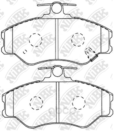 

Тормозные колодки NiBK передние для Hyundai H100, H150, H200 2.4i, 2.5d 1993- PN0112