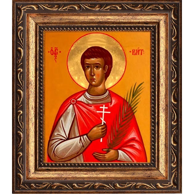 

Вит Римский Святой Мученик. Икона на холсте.