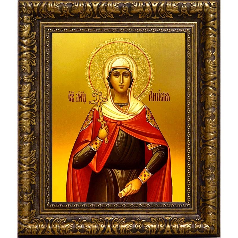 

Анисия Солунская мученица. Икона на холсте.