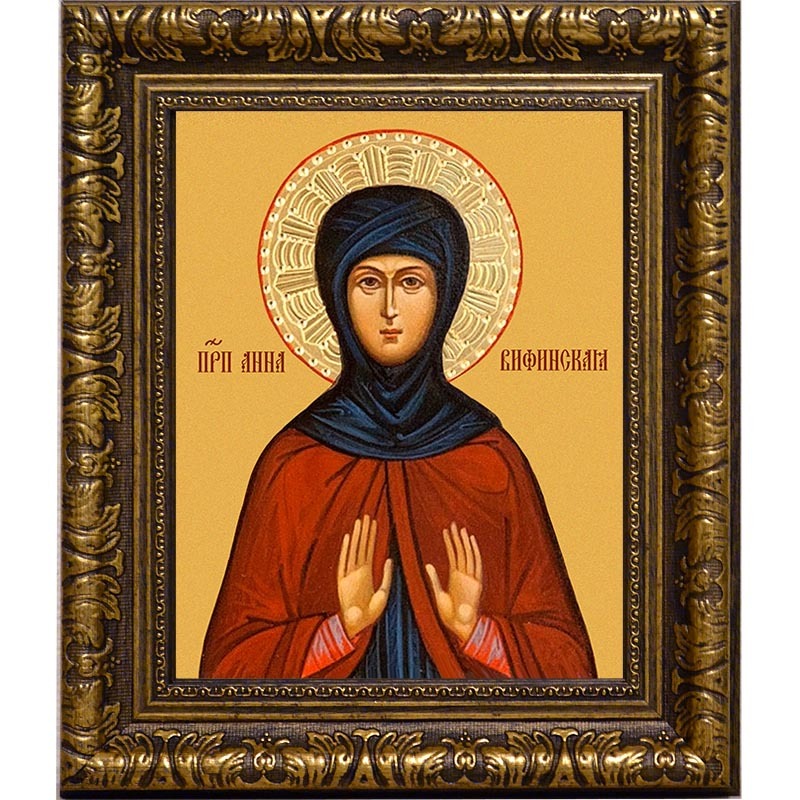 

Анна Вифинская преподобная. Икона на холсте.