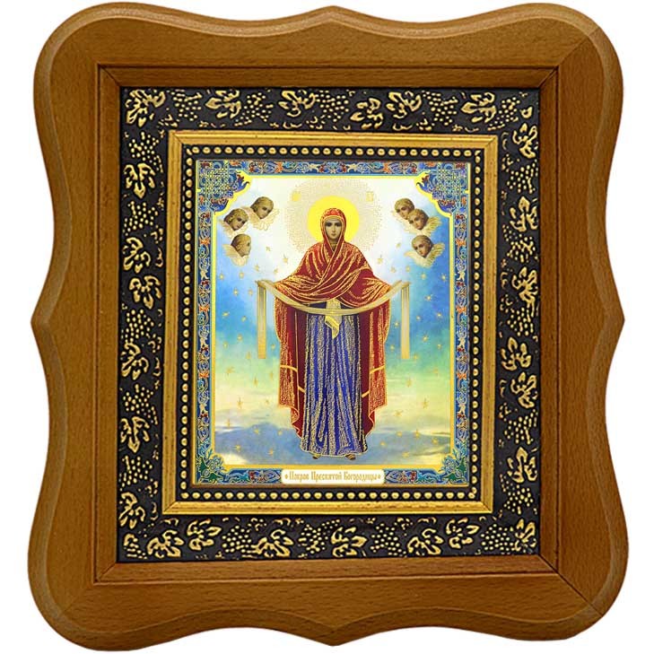 

Покров Пресвятой Богородицы. Печатная икона.