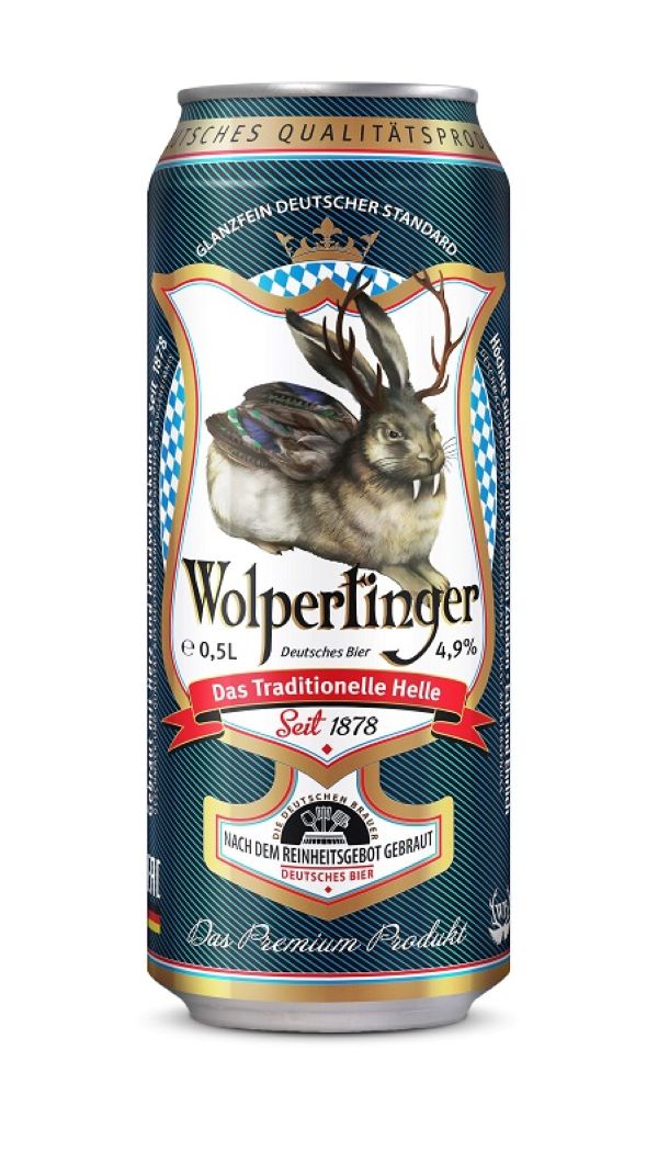 фото Пиво вольпертингер традиционное светлое ж/б 0,5л wolpertinger