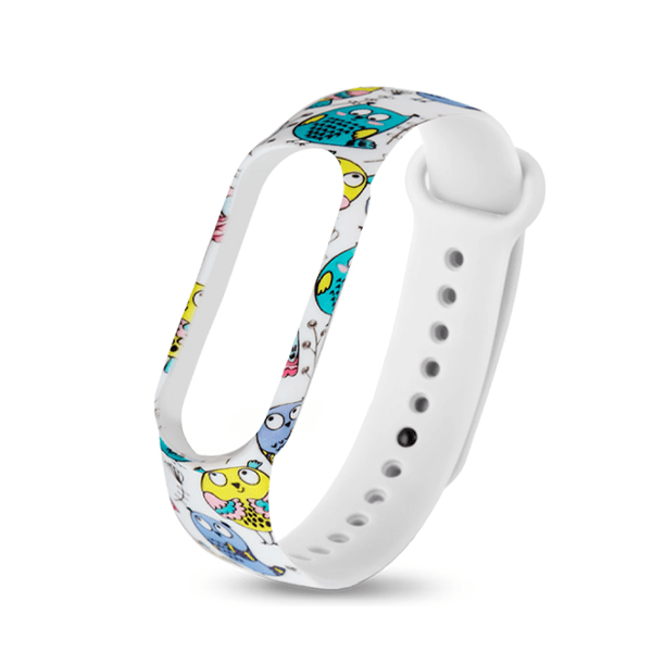 

Ремешок для Mi Band 5 silicon loop, рисунок 13, разноцветный