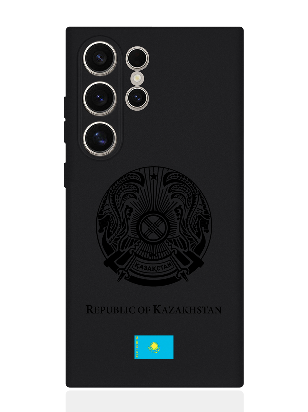 

Чехол SignumCase для Samsung S24 Ultra Черный лаковый Герб Казахстана, Samsung