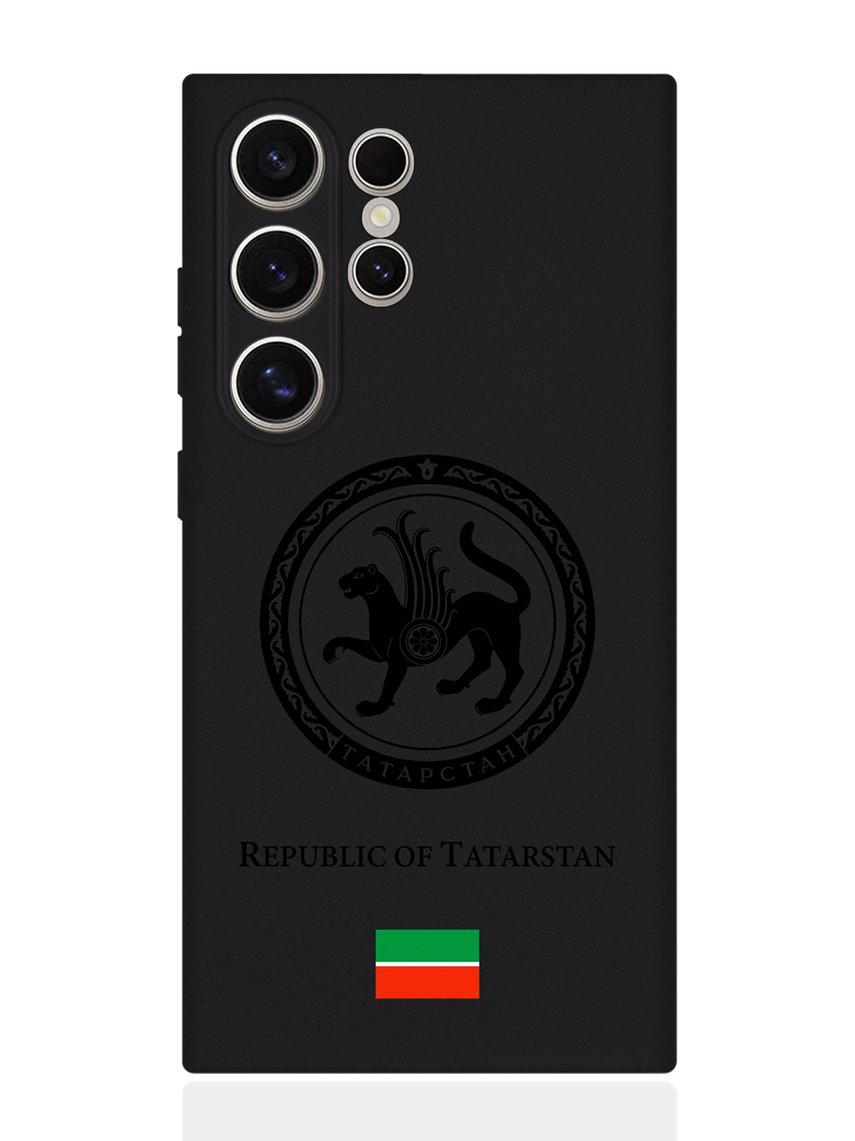 

Чехол SignumCase для Samsung S24 Ultra Черный лаковый Герб Татарстана, Samsung