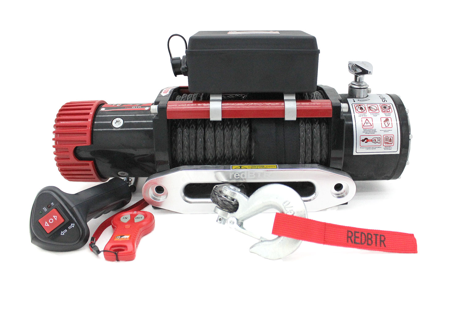 

Лебедка автомобильная серия HUNTER 12.0 (5448 кг), 12V, 265:1 с синтетическим тросом, 981200