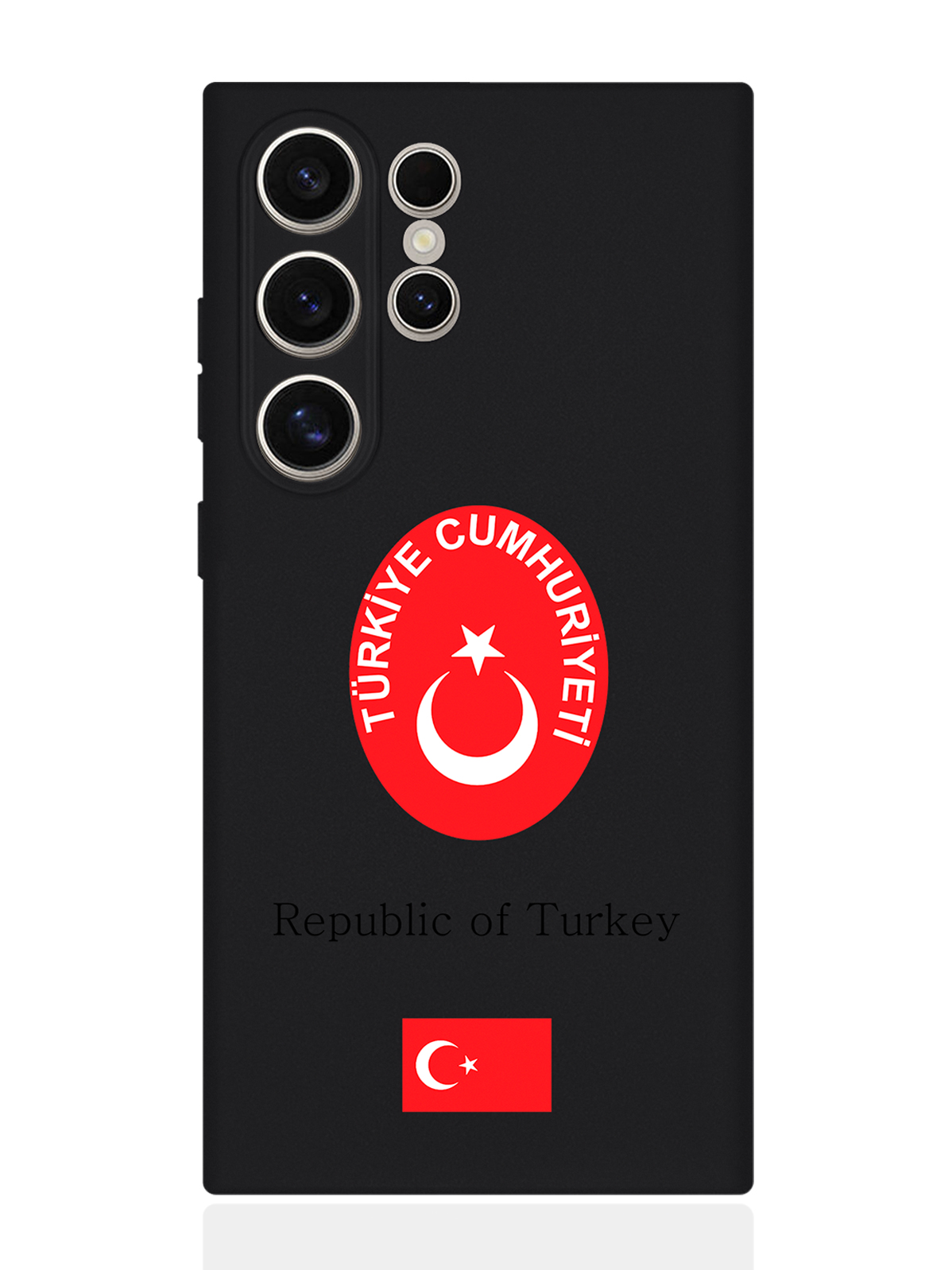 

Чехол SignumCase для Samsung S24 Ultra Герб Турции, Красный;белый;черный, Samsung
