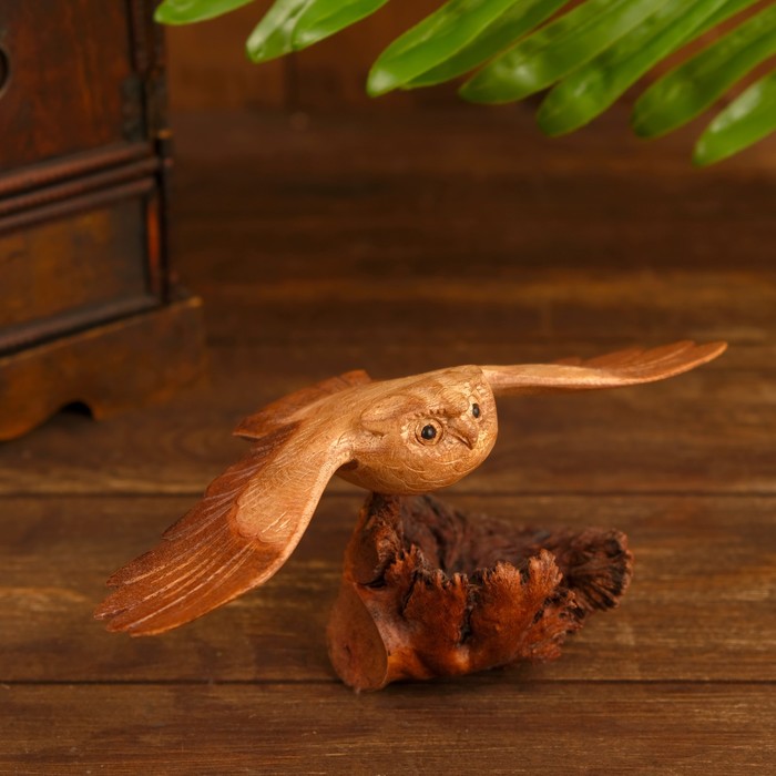 

Сувенир "Сова на коряге" дерево 20х8х10 см, Indonesian style