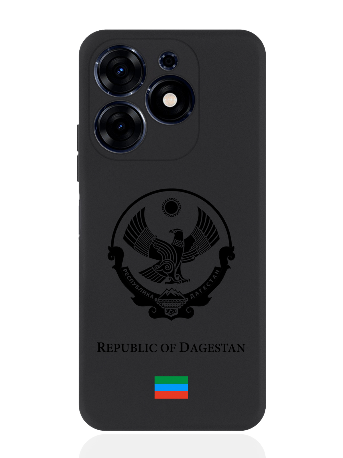

Чехол SignumCase для Tecno Spark Go 2024 Черный лаковый Герб Дагестана