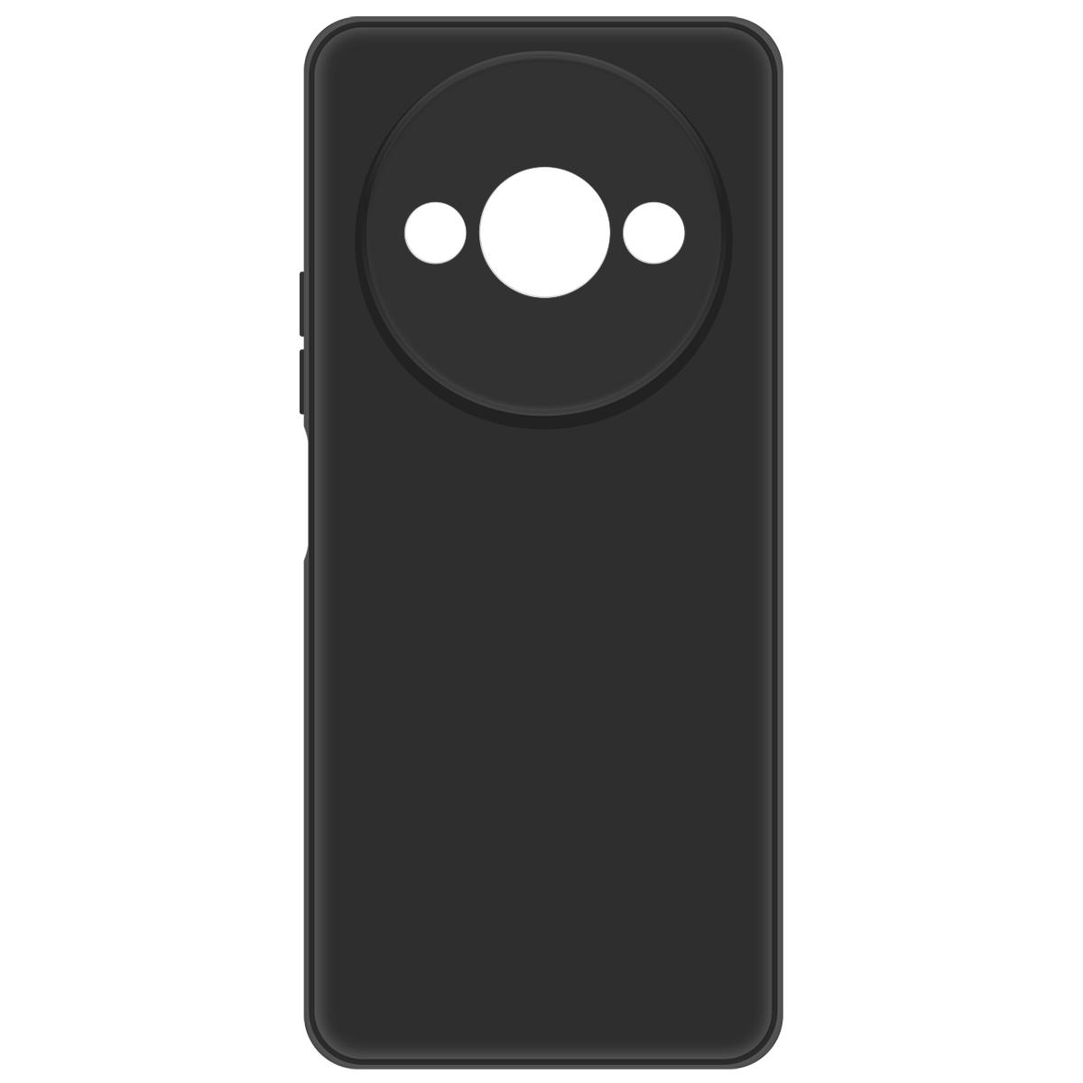 Чехол-накладка Krutoff Silicone Case для Xiaomi Redmi A3/Poco C61 черный