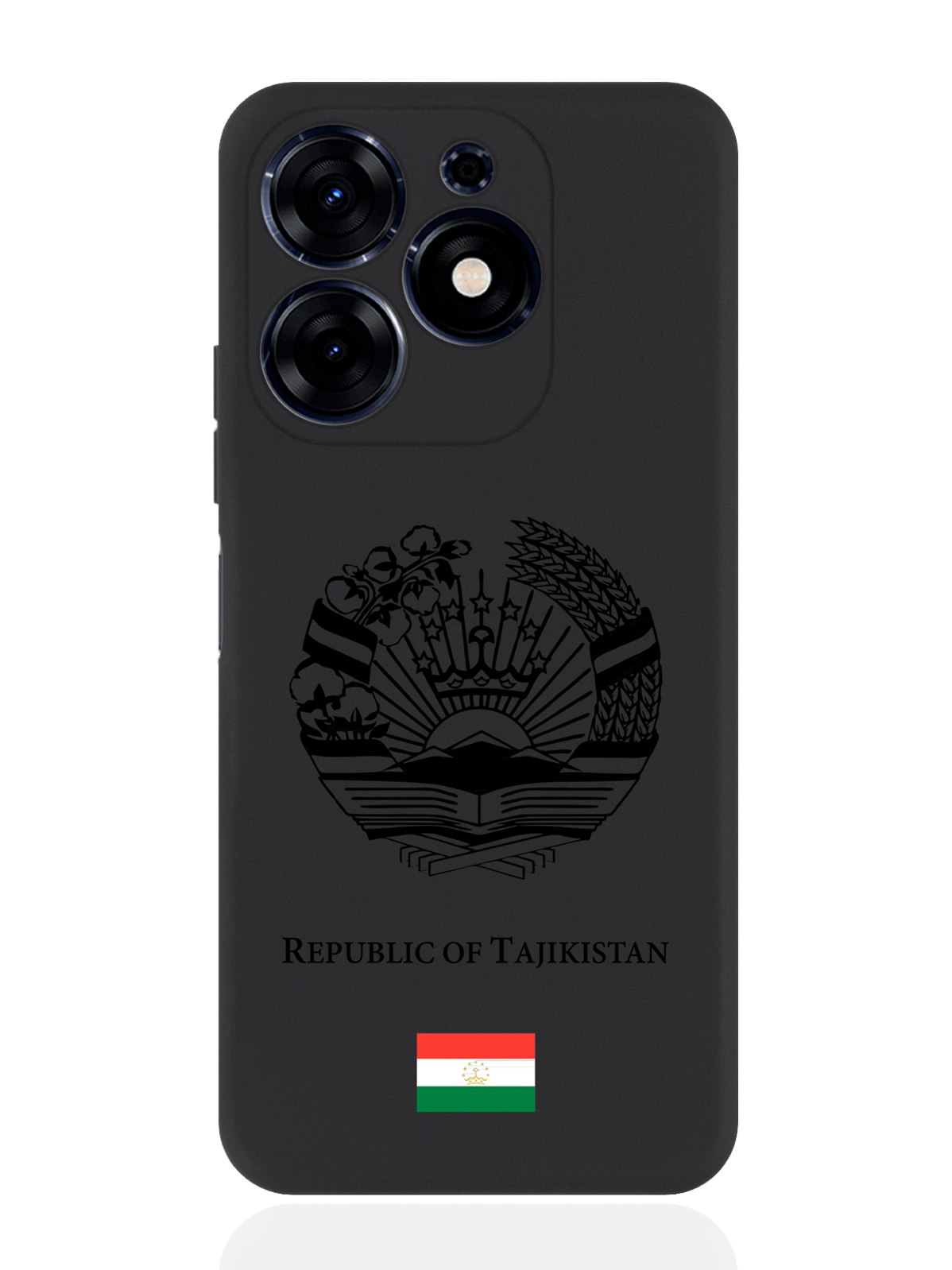 

Чехол SignumCase для Tecno Spark Go 2024 Черный лаковый Герб Таджикистана