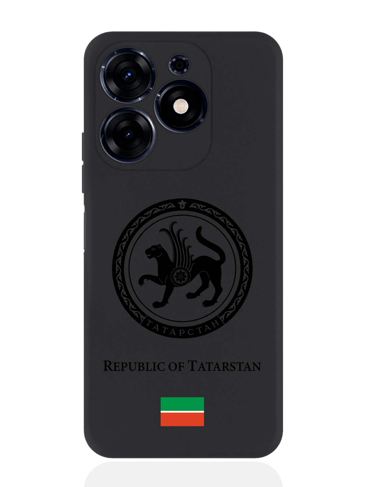 

Чехол SignumCase для Tecno Spark Go 2024 Черный лаковый Герб Татарстана