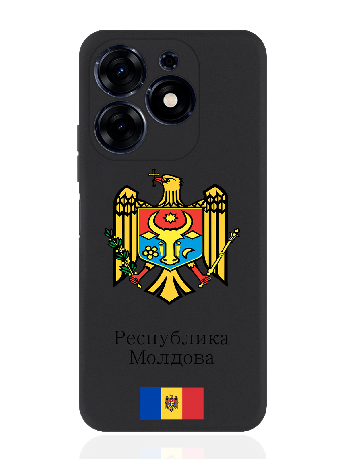 

Чехол SignumCase для Tecno Spark Go 2024 Герб Республики Молдова, Разноцветный