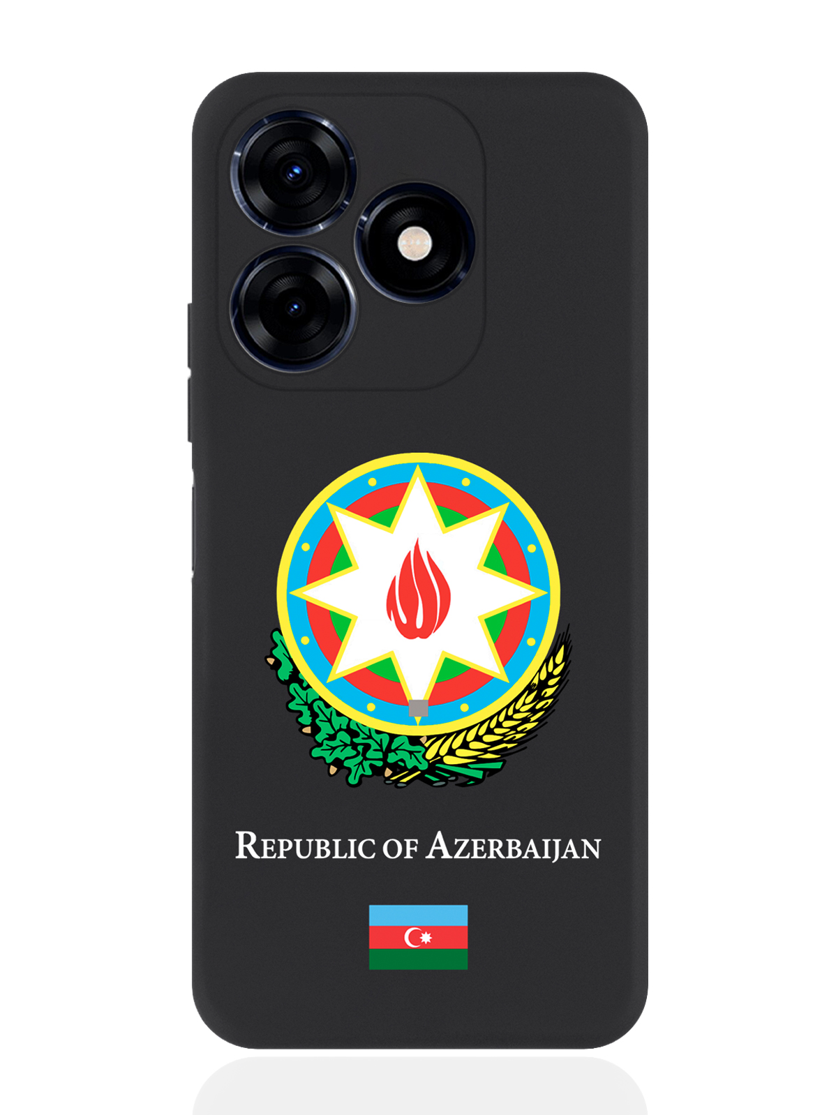 

Чехол SignumCase для Tecno Spark 20C Герб Азербайджана, Разноцветный, Tecno Spark