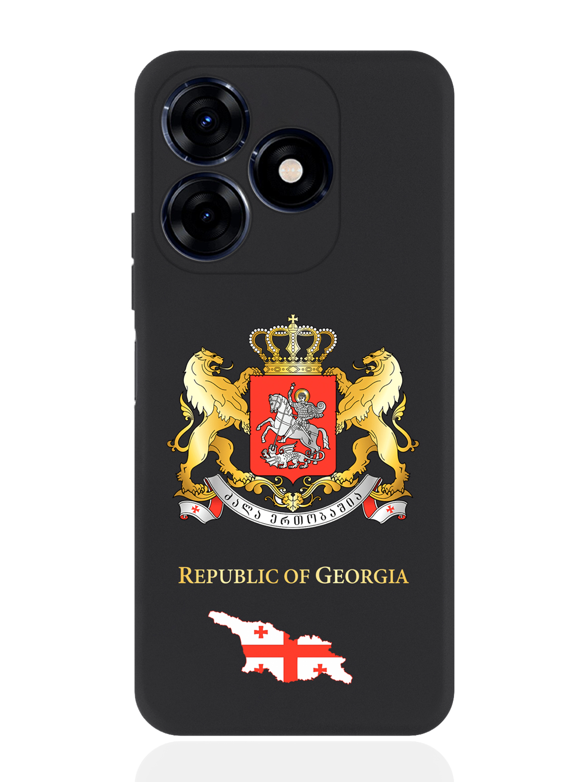 

Чехол SignumCase для Tecno Spark 20C Герб Грузии, Разноцветный, Tecno Spark