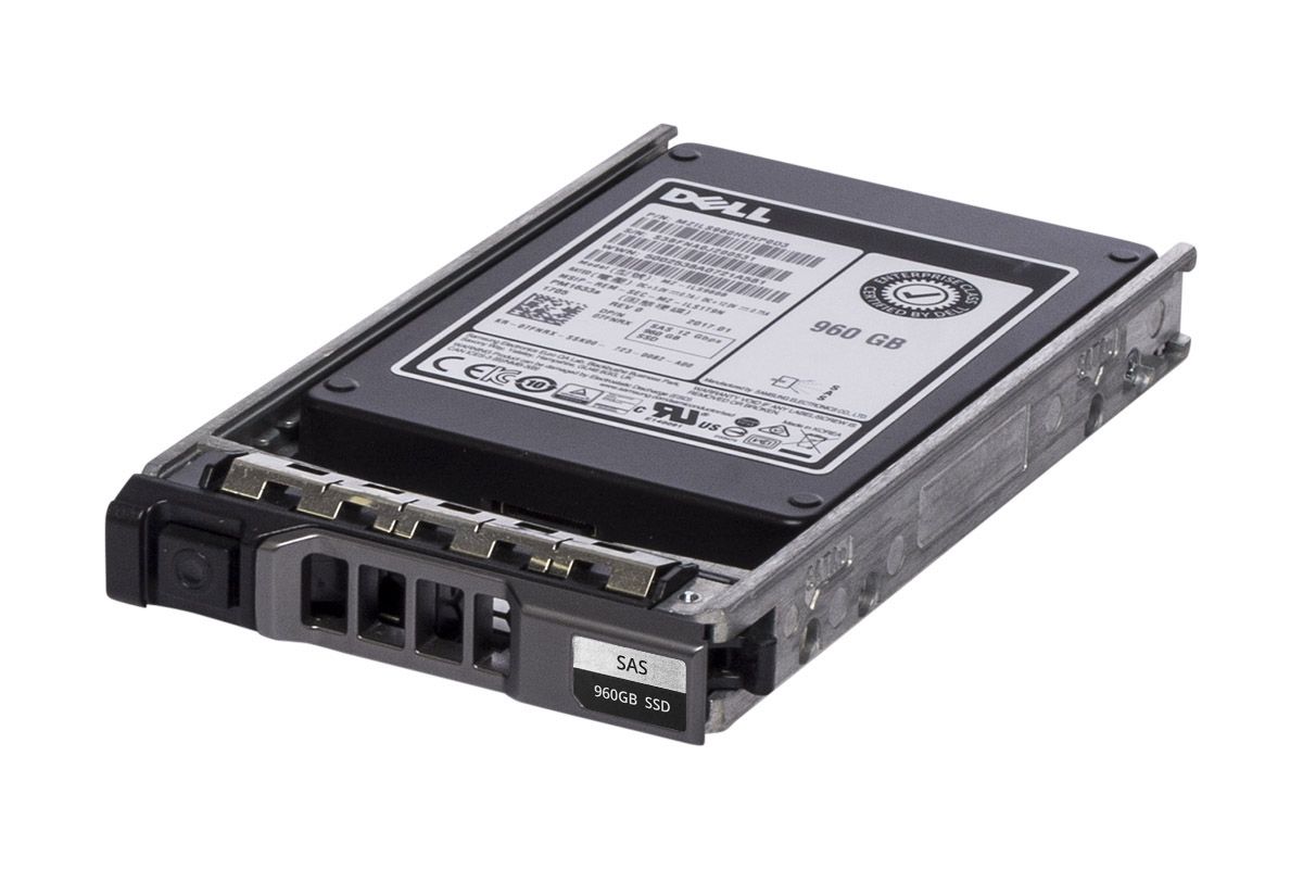 фото Жесткий диск dell 960gb ssd 2.5 sas 12g [7fnrx]