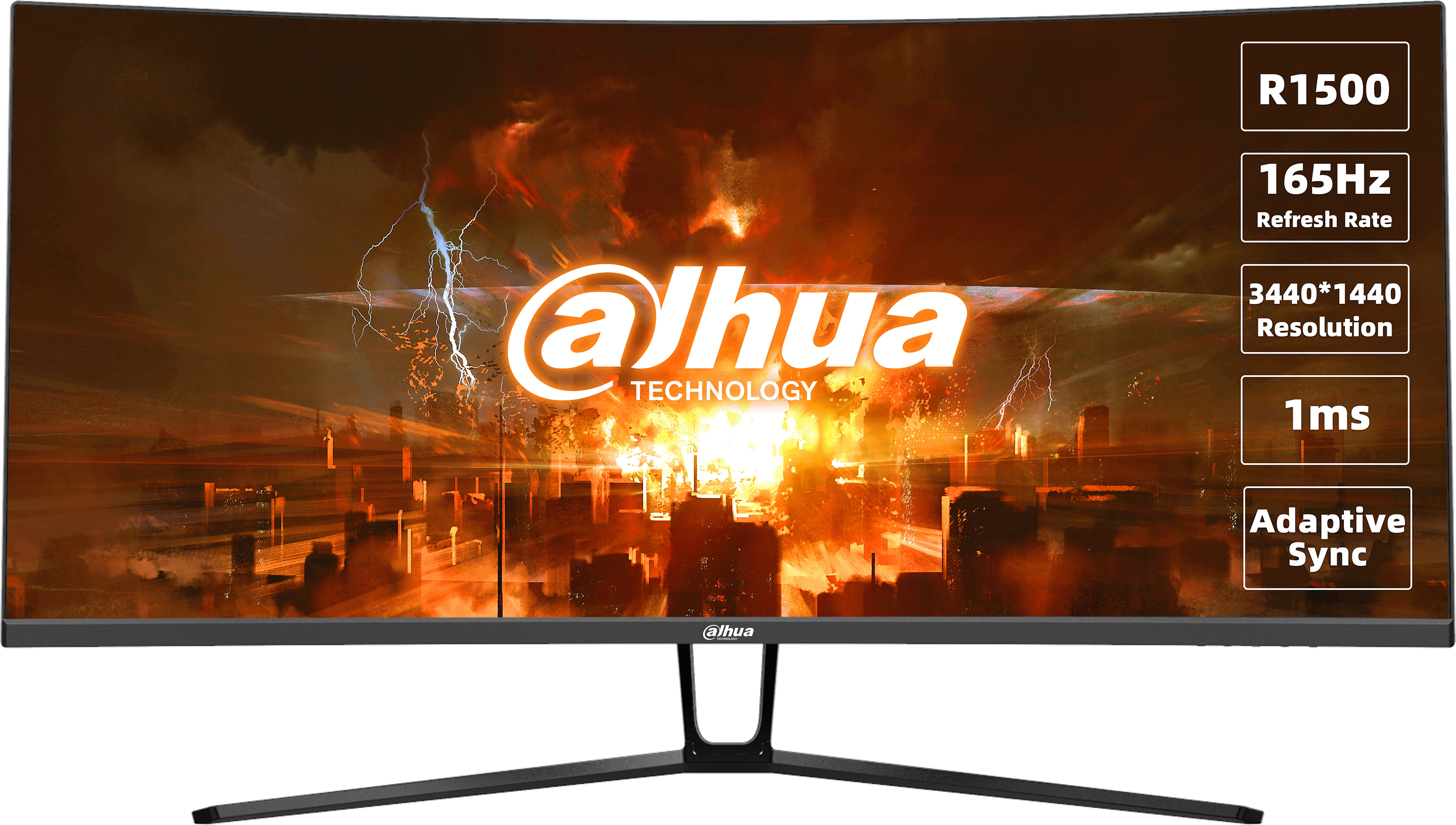 

34" Монитор Dahua LM34-E330C черный 165Hz 3440x1440 VA, LM34-E330C