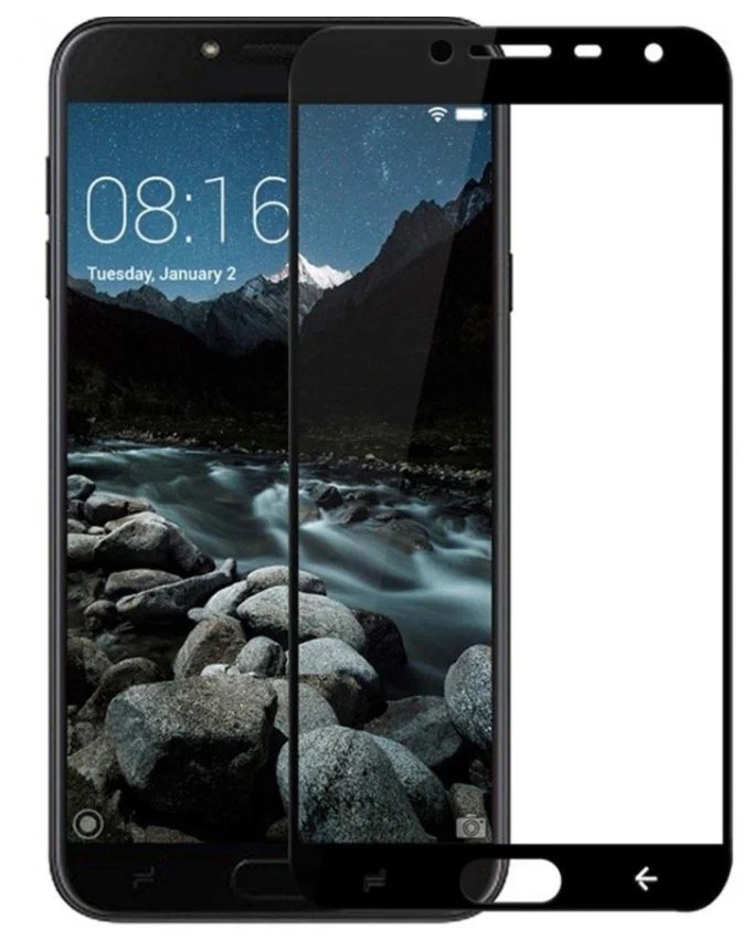 

Защитное стекло BoraSco Full Cover+Full Glue для Samsung Galaxy J4 J400F Черная рамка