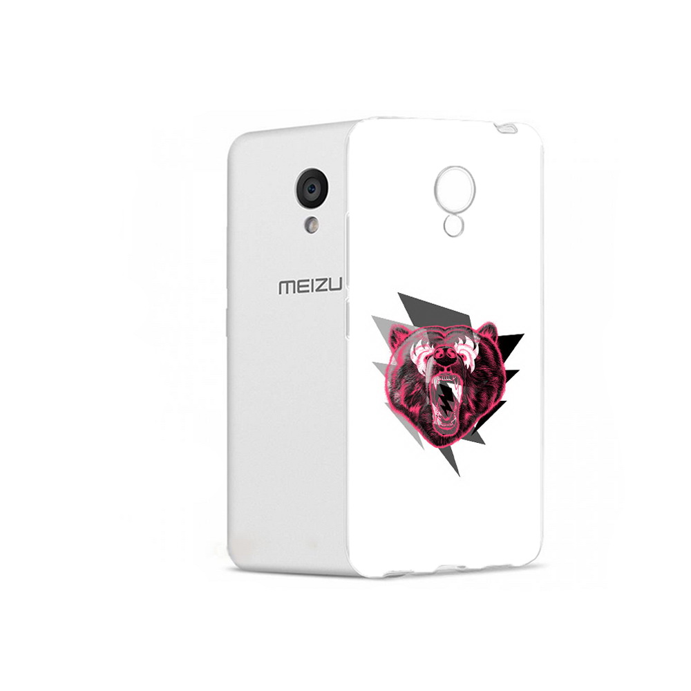 

Чехол MyPads Tocco для Meizu M5 грозовой медведь (PT62224.82.301), Прозрачный, Tocco