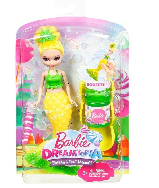 фото Кукла barbie маленькие русалочки с пузырьками 21,5 см в ассортименте