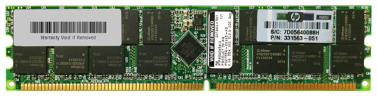 Оперативная память HP 2GB PC-2700 SDRAM [331563-051]