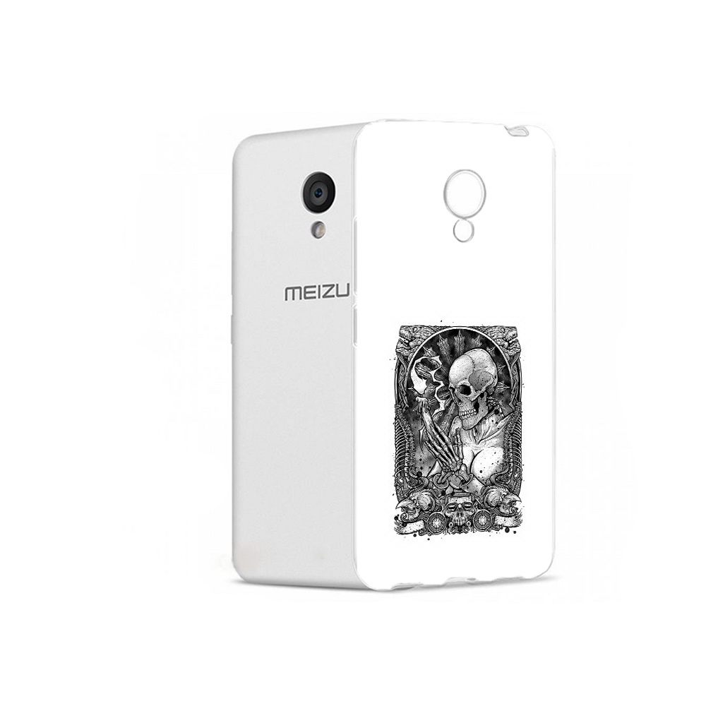 

Чехол MyPads Tocco для Meizu M5 девушка скелет (PT62224.82.316), Прозрачный, Tocco