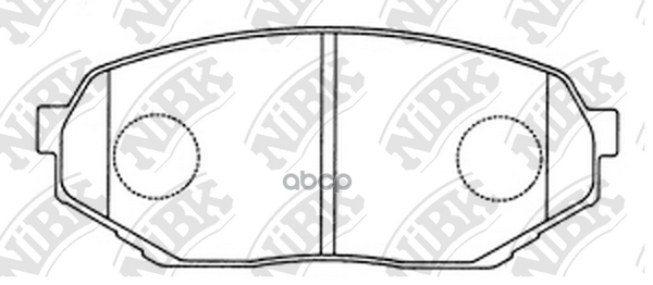

Колодки дисковые передние mazda 323 2.0 24v 94-98/mx-5 1.6 90-94 Pn3473-nibk