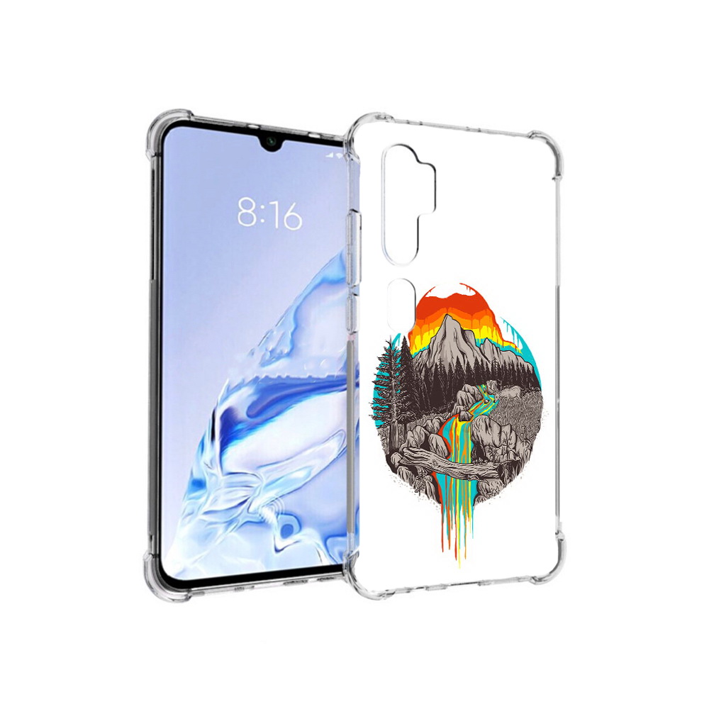 

Чехол MyPads Tocco для Xiaomi Mi Note 10 Pro Радужный водопад (PT140314.290.144), Прозрачный, Tocco