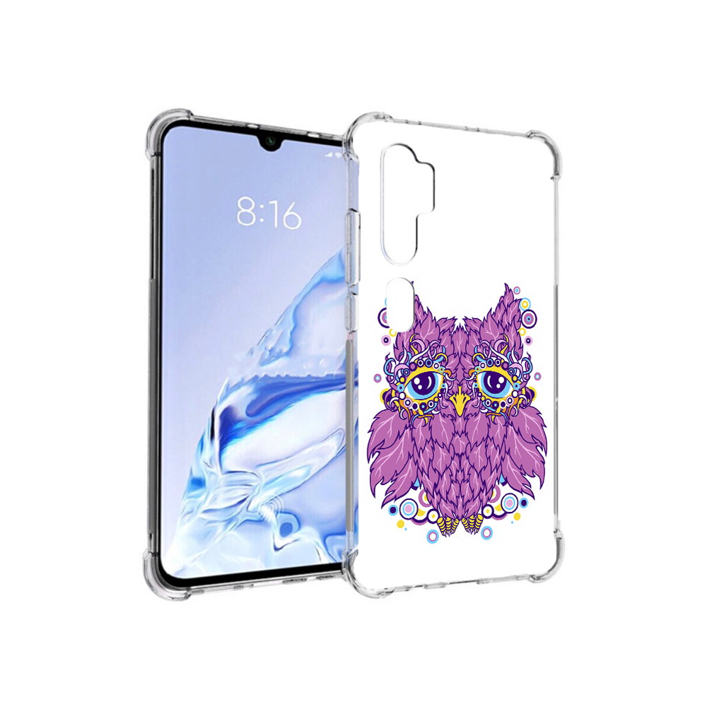 

Чехол MyPads Tocco для Xiaomi Mi Note 10 Pro Розовая сова (PT140314.290.147), Прозрачный, Tocco