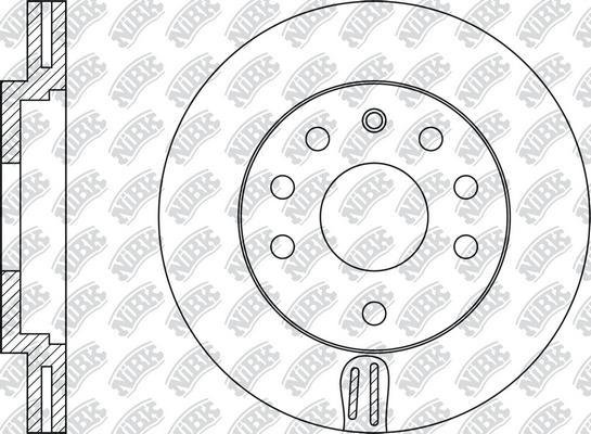 

Rn1112-nibk_диск тормозной передний opel astra 1.4-2.0tdi/2.2tdi 98>