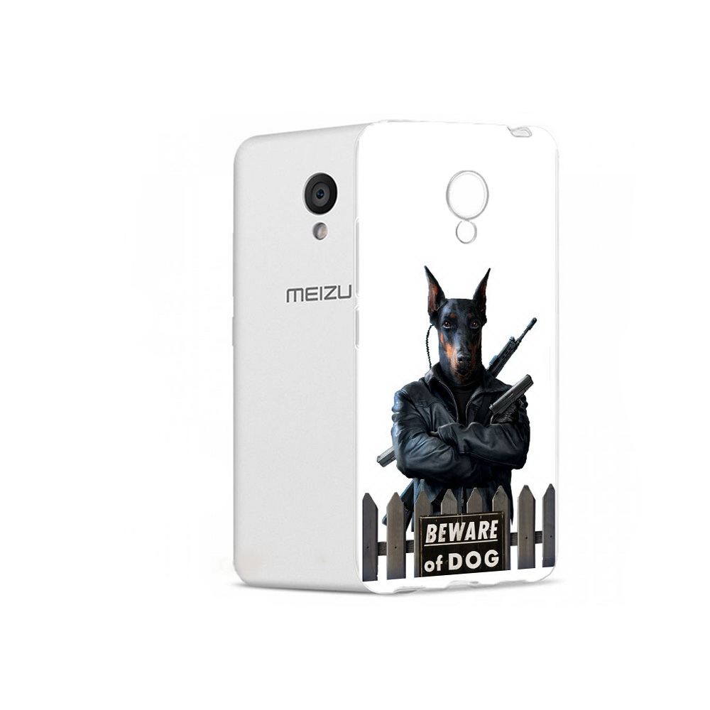 

Чехол MyPads Tocco для Meizu M5 доберман (PT62224.82.332), Прозрачный, Tocco