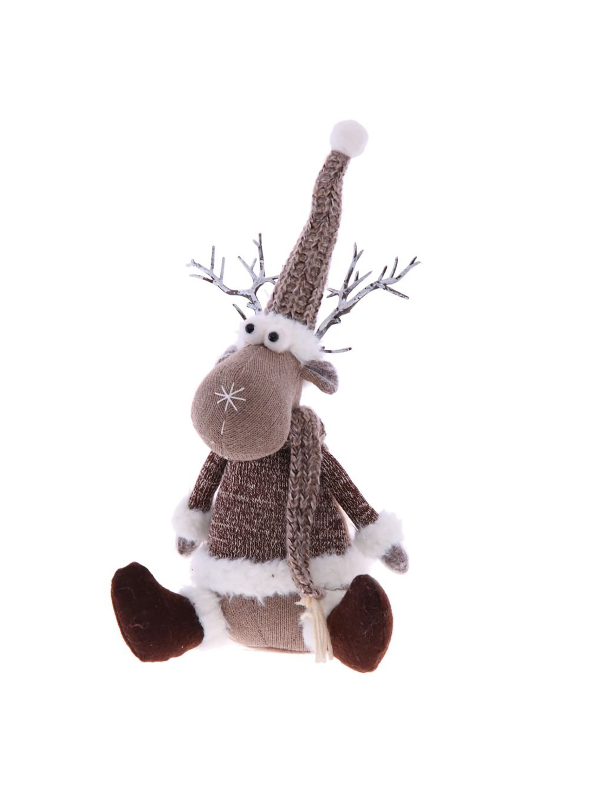 

Мягкая игрушка Remecoclub Олень 38 см 752004 коричневый