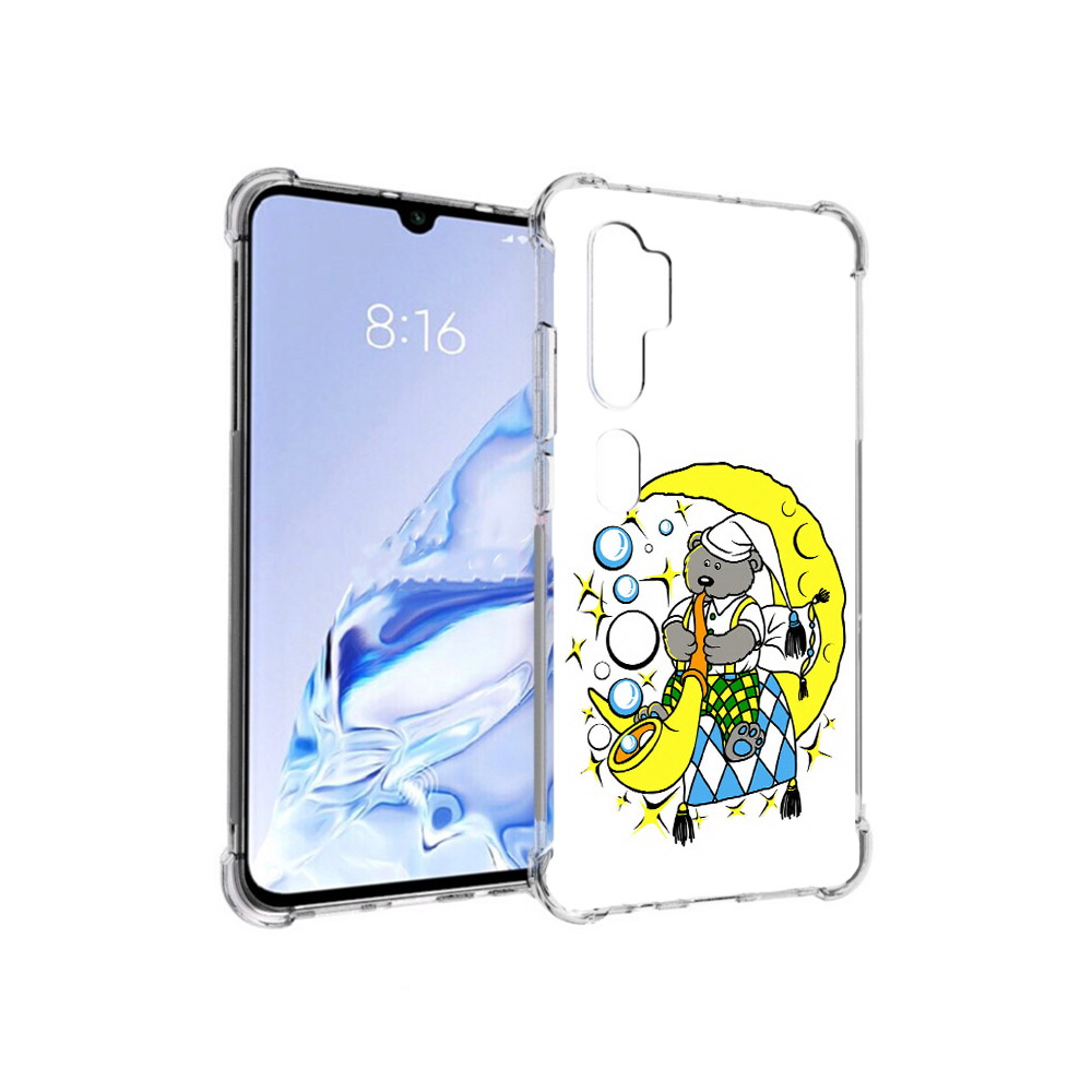 

Чехол MyPads Tocco для Xiaomi Mi Note 10 Pro Сырная луна (PT140314.290.167), Прозрачный, Tocco