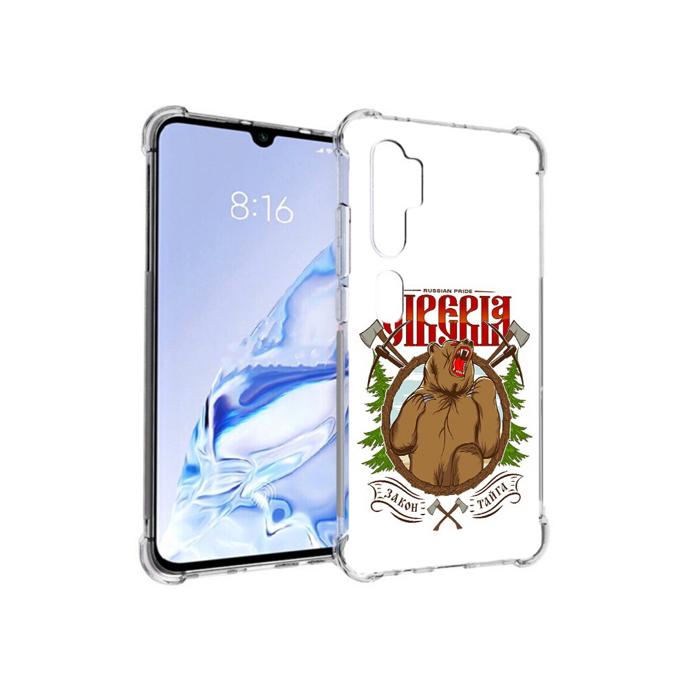 

Чехол MyPads Tocco для Xiaomi Mi Note 10 Pro Тайга (PT140314.290.168), Прозрачный, Tocco