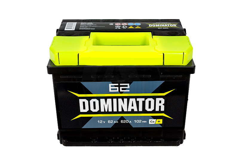 Аккумуляторная батарея DOMINATOR 6СТ62 обратная