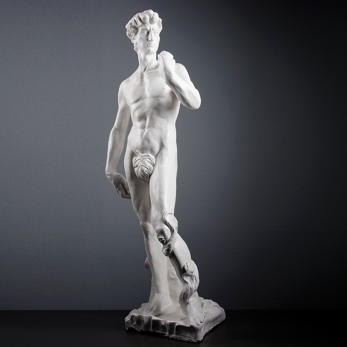 

Фигура Давид белый, 33х44х113см