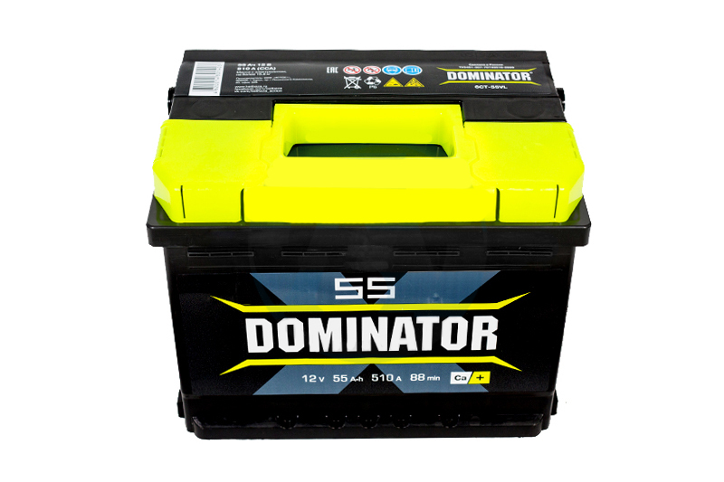 Аккумуляторная батарея DOMINATOR 6СТ55 обратная 510 А