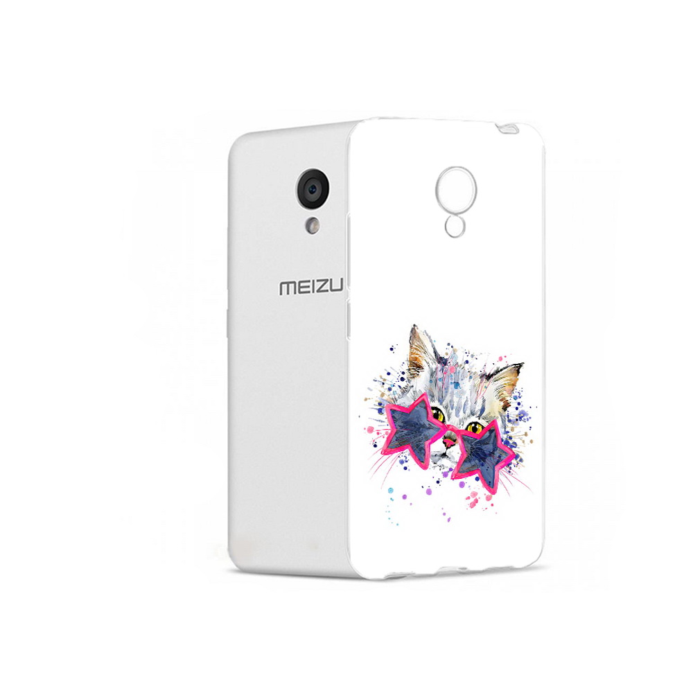 

Чехол MyPads Tocco для Meizu M5 звездные очки (PT62224.82.353), Прозрачный, Tocco