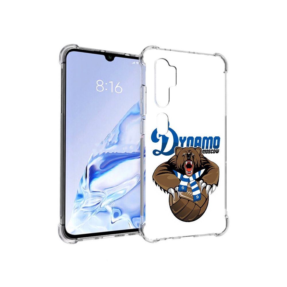 

Чехол MyPads Tocco для Xiaomi Mi Note 10 Pro ФК Динамо медведь (PT140314.290.175), Прозрачный, Tocco