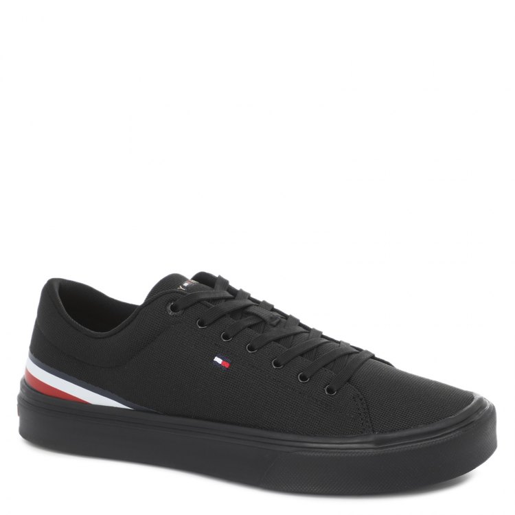 

Кеды мужские Tommy Hilfiger FM0FM03612 черные 42 EU, FM0FM03612