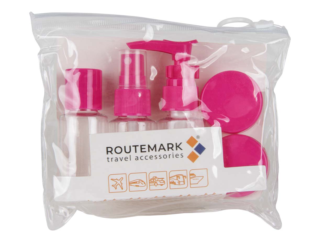 Дорожный набор Routemark 6 в 1 Liquidpack Pink дорожный набор routemark 6 в 1 liquidpack yellow